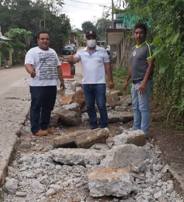 INICIO LA CONSTRUCCIÓN DE LA "OBRA PAVIMENTACIÓN DE CALLE CON CONCRETO HIDRÁULICO" EN LA ZONA OMSA.