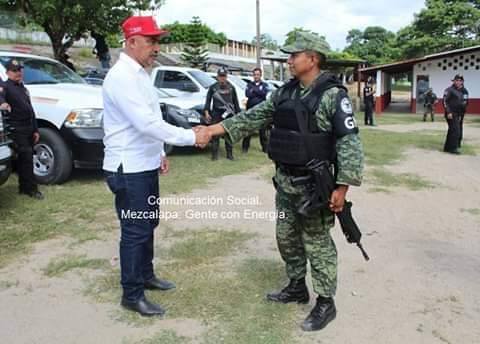 INSTALAN MESA DE SEGURIDAD EN MEZCALAPA, LLEGA LA GUARDIA NACIONAL.